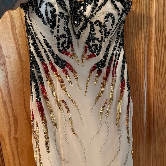 Custom flame sequin gown - Picture 9 of 9